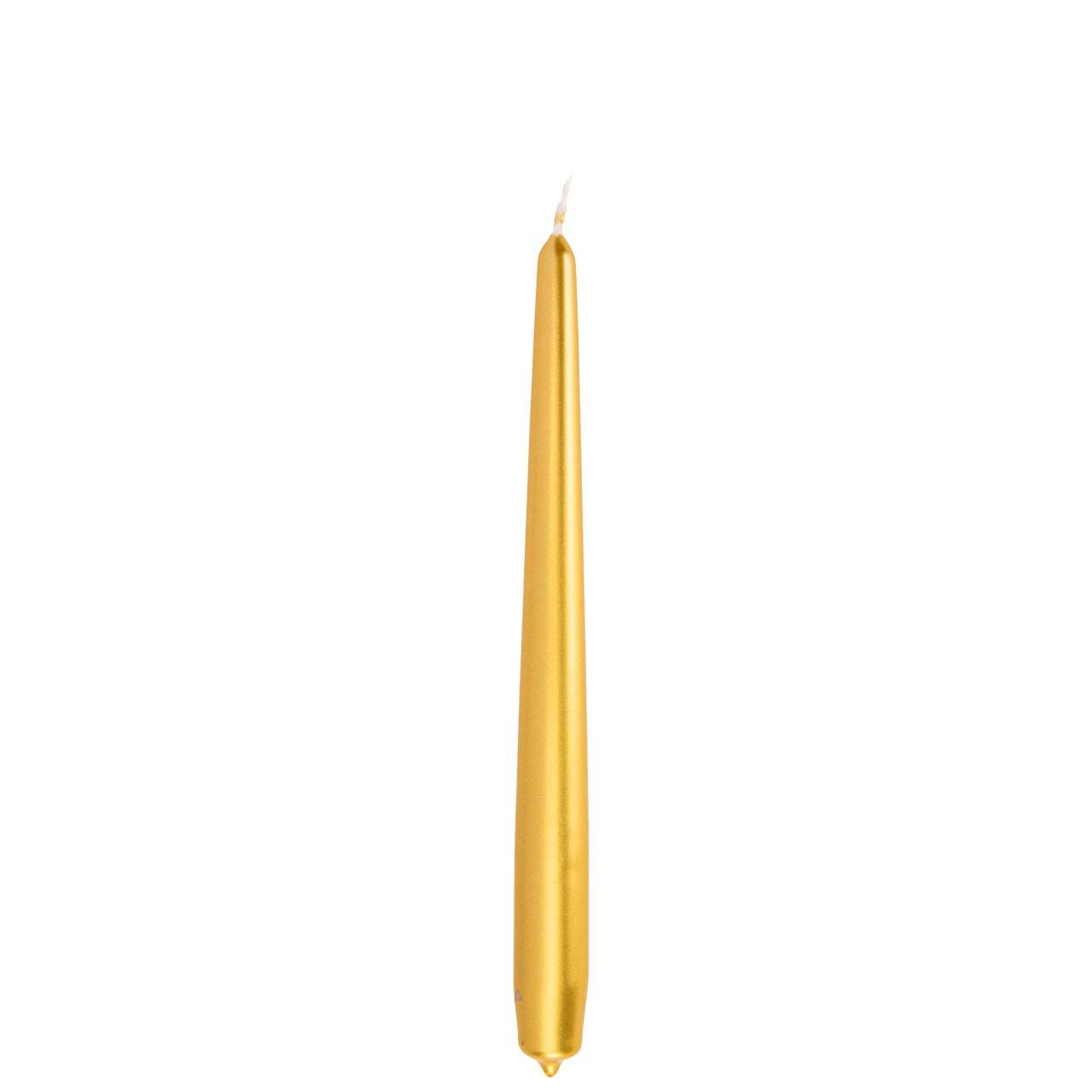CANDELA 240/22 CONO - METALLICO ORO (conf.ne da 10 pzi)